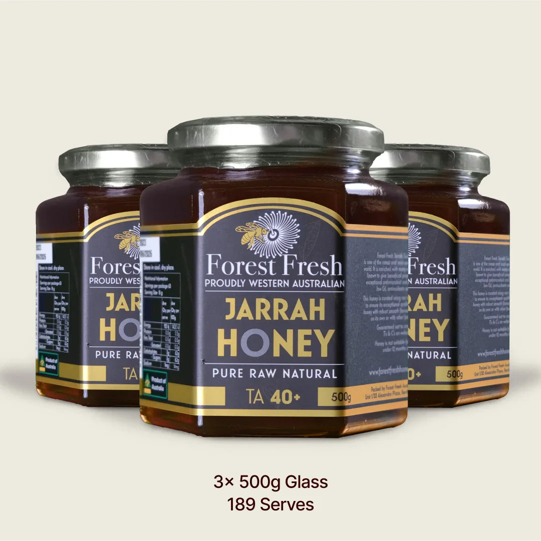 Raw Active Jarrah Honey TA40+ - Forest Fresh Honey