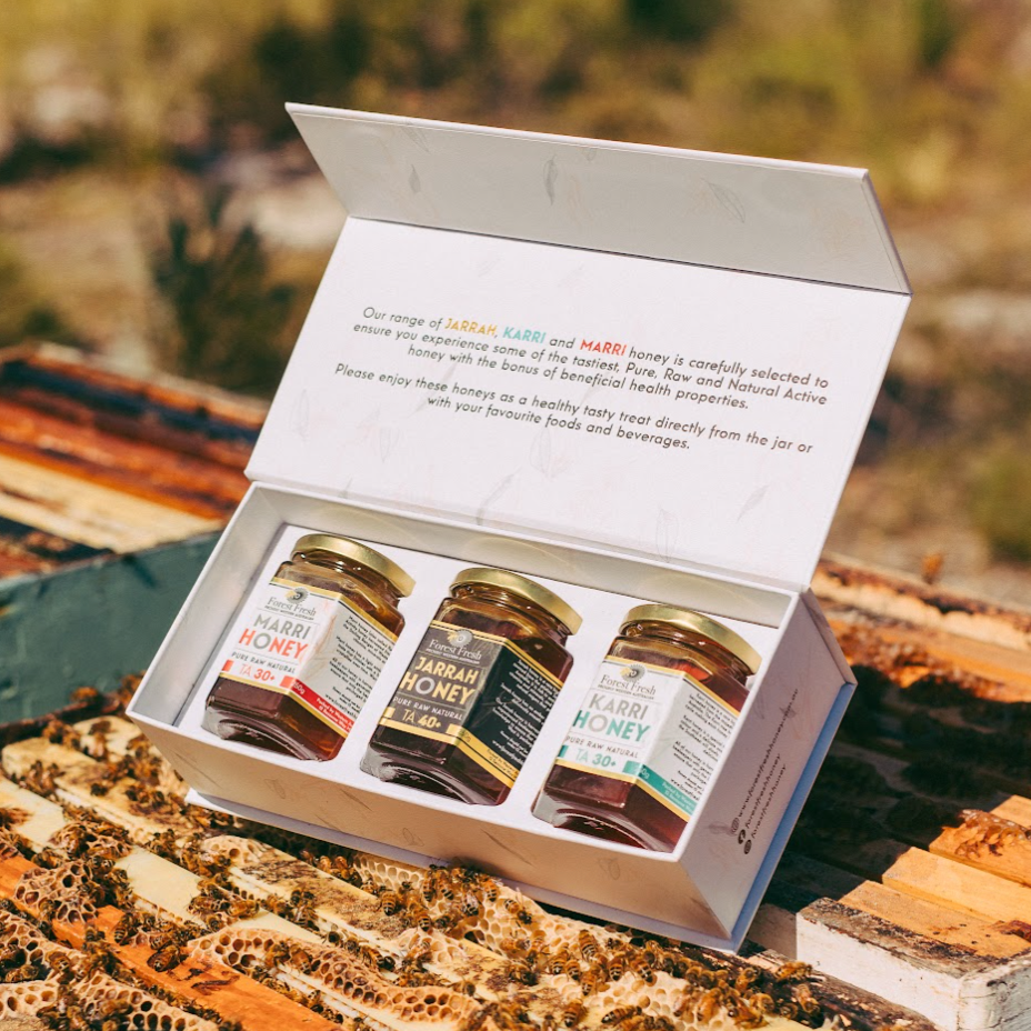 750g Premium Raw Honey Gift Set