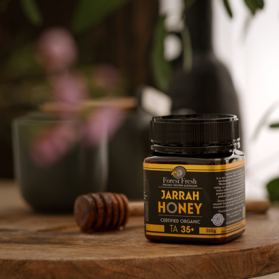 Organic TA35+ Jarrah Honey (MGO 2142 equiv) - Forest Fresh Honey