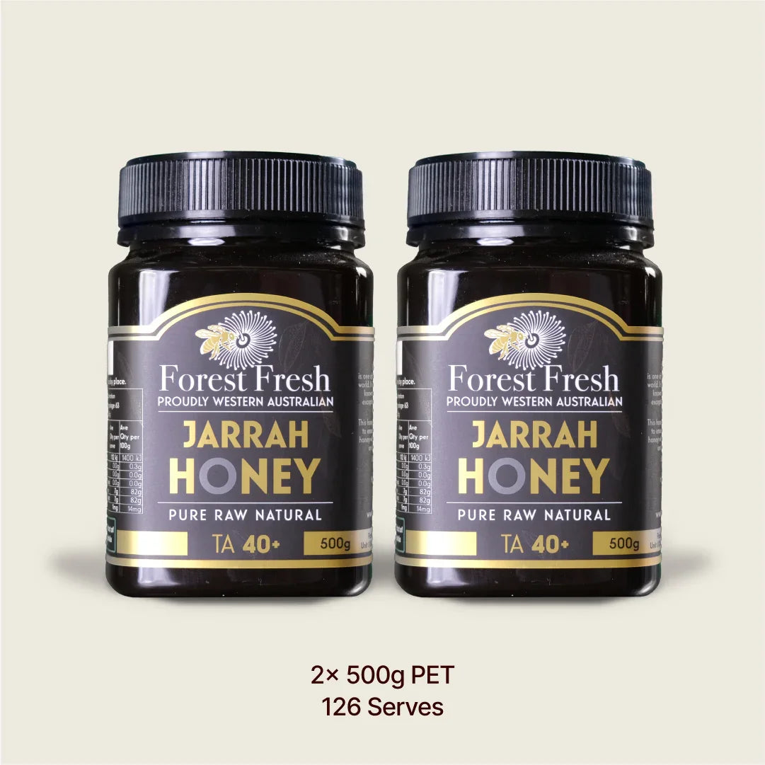 Raw Active Jarrah Honey TA40+ - Forest Fresh Honey