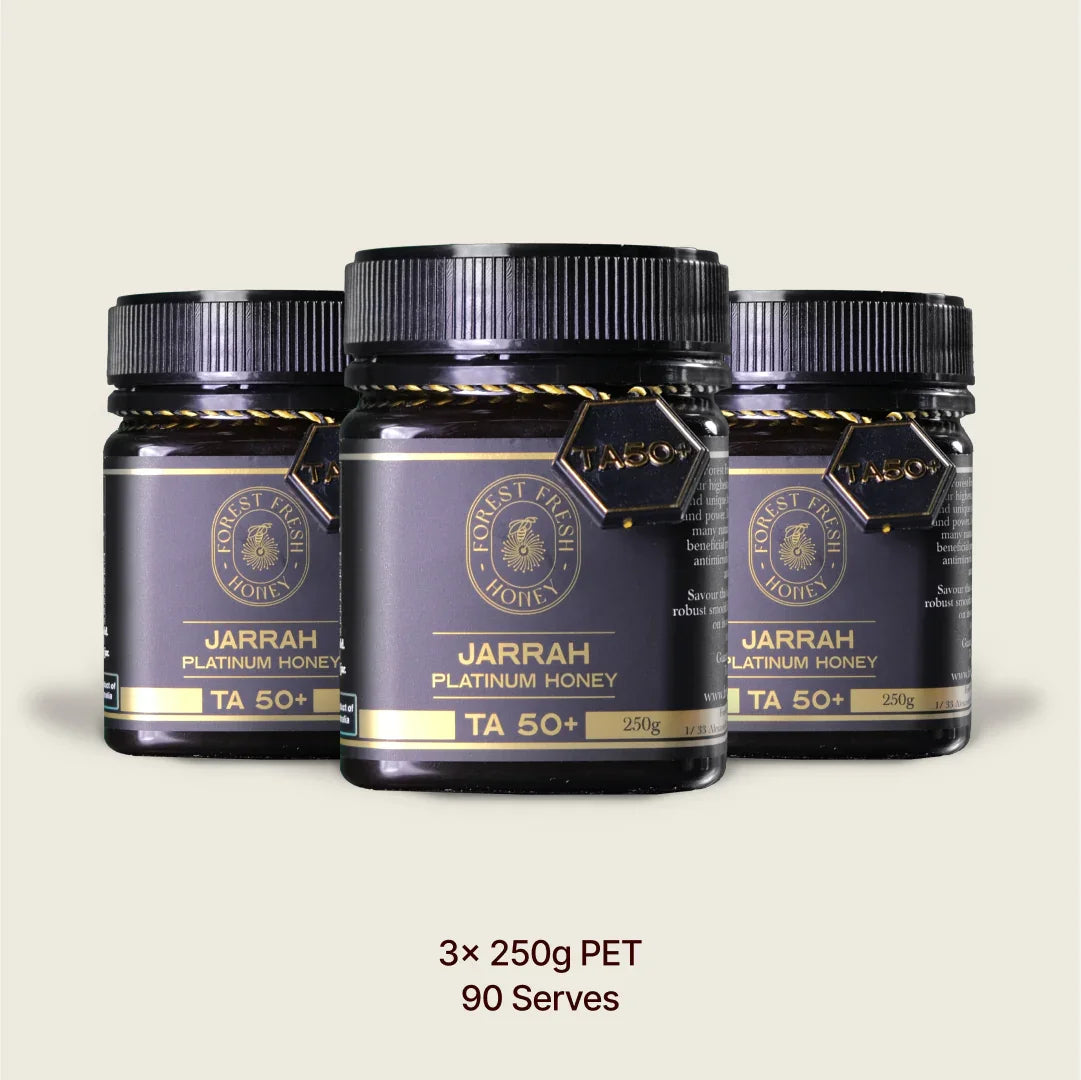 Jarrah Platinum TA50+ (MGO 4000+ equiv) (Copy) - Forest Fresh Honey