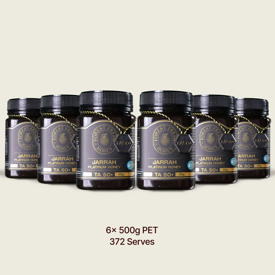 Jarrah Platinum TA50+ (MGO 4000+ equiv) (Copy) - Forest Fresh Honey