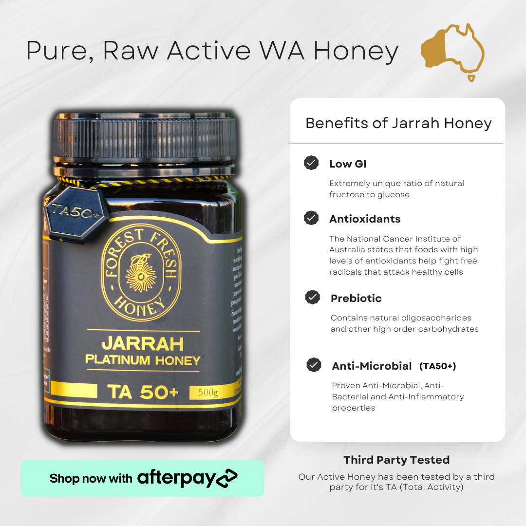 Jarrah Platinum TA50+ Raw Honey