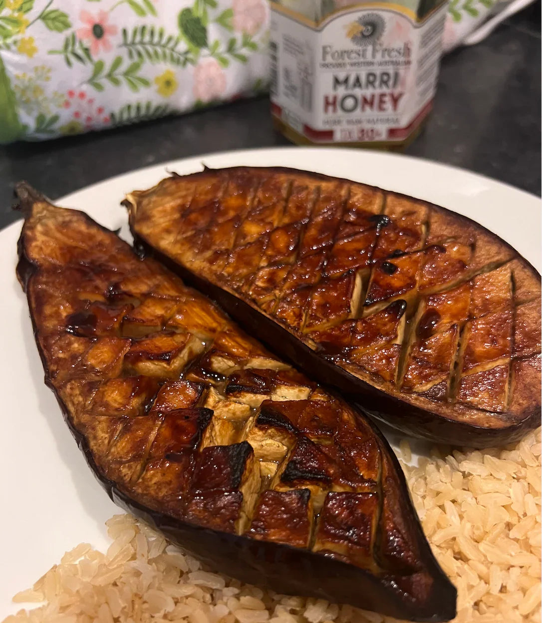 Honey Glazed Eggplant Recipe - Forest Fresh Honey