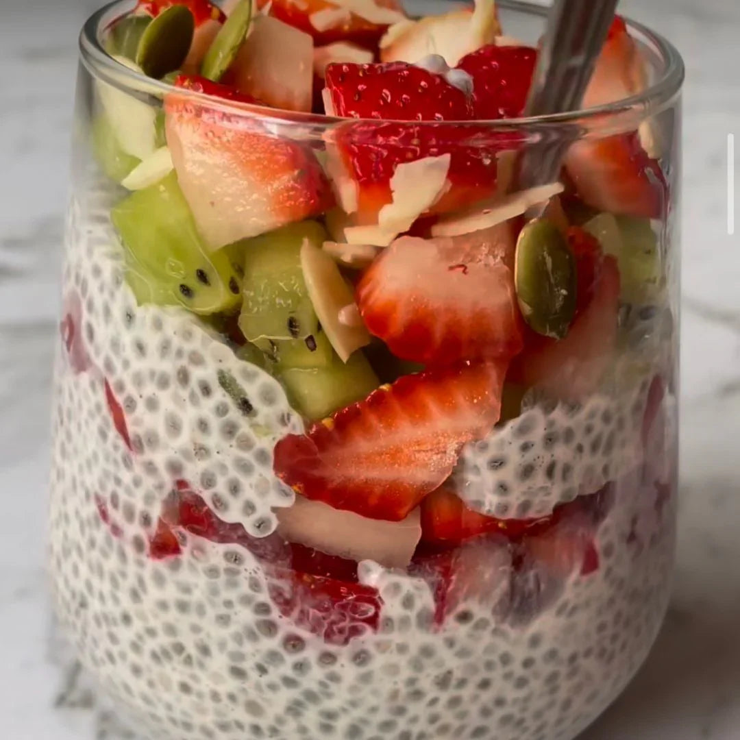 Overnight Chia Pudding Healthy Recipe - Forest Fresh Honey
