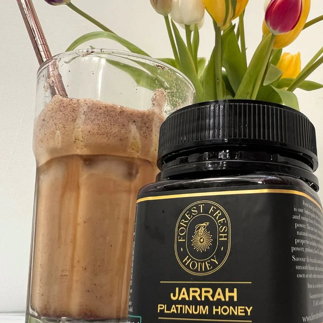 Dirty Honey Iced Latte Recipe - Forest Fresh Honey