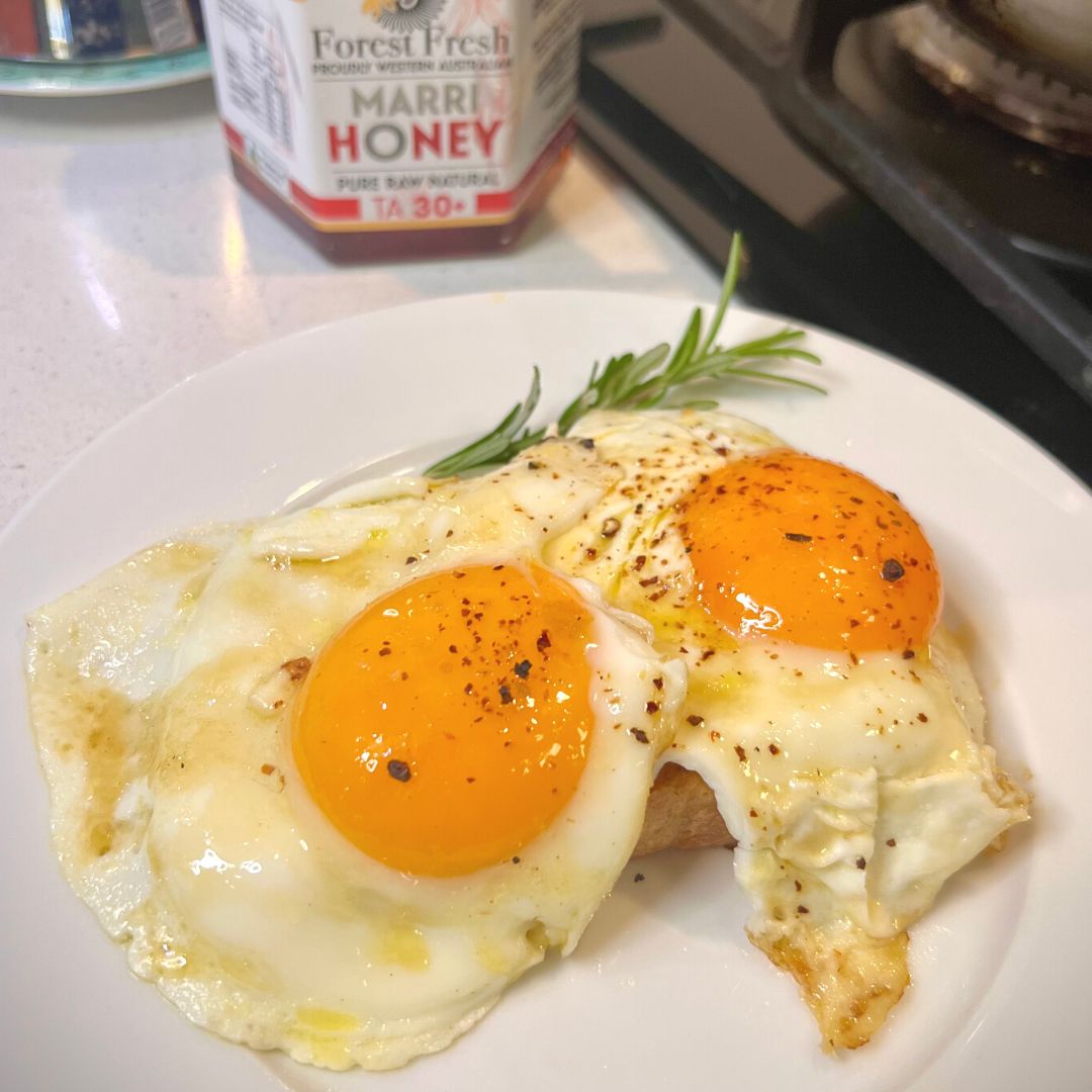 Eat like Einstein with his Jarrah honey breakfast eggs 