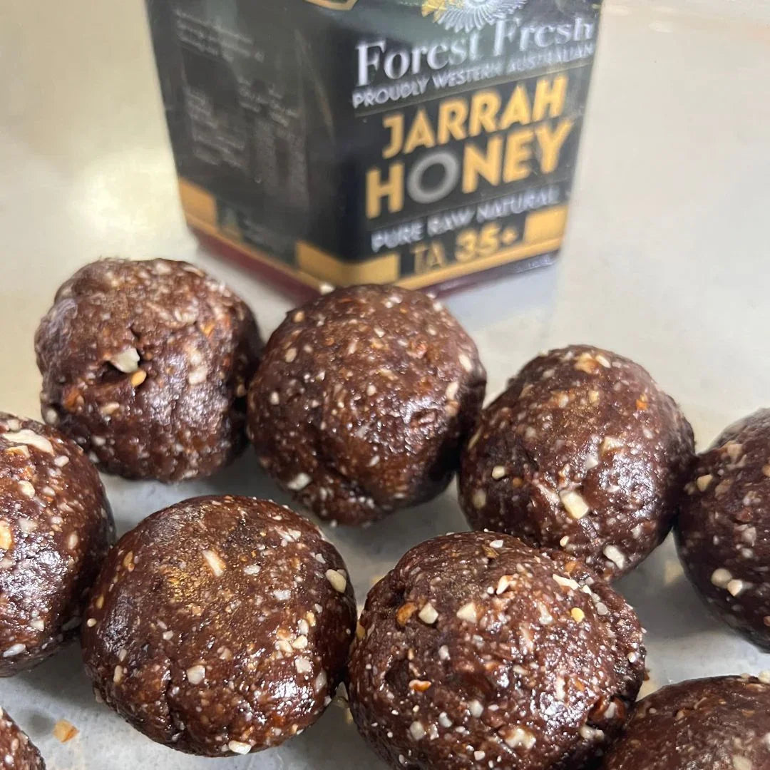 Jarrah Honey Raw Balls Recipe - Forest Fresh Honey