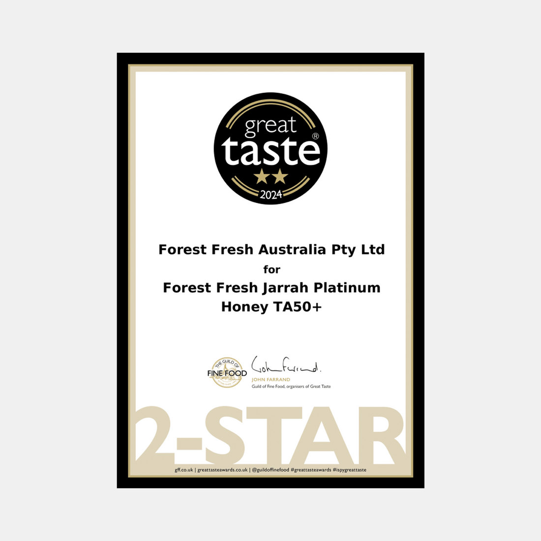 Exceptional Flavour and Quality