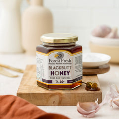 Blackbutt glass jar 500g
