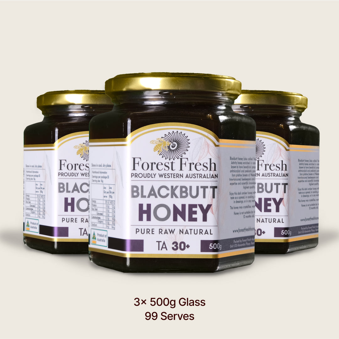 Blackbutt / Yarri Raw Honey TA30+