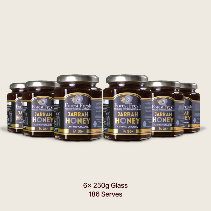 Organic TA35+ Jarrah Honey (MGO 2142 equiv)