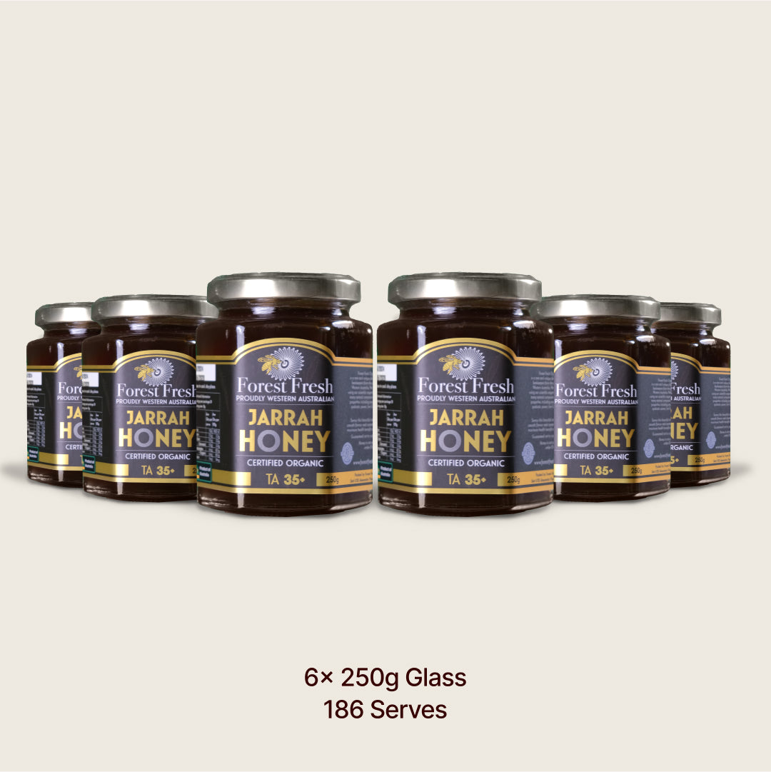 Organic TA35+ Jarrah Honey (MGO 2142 equiv) - Forest Fresh Honey