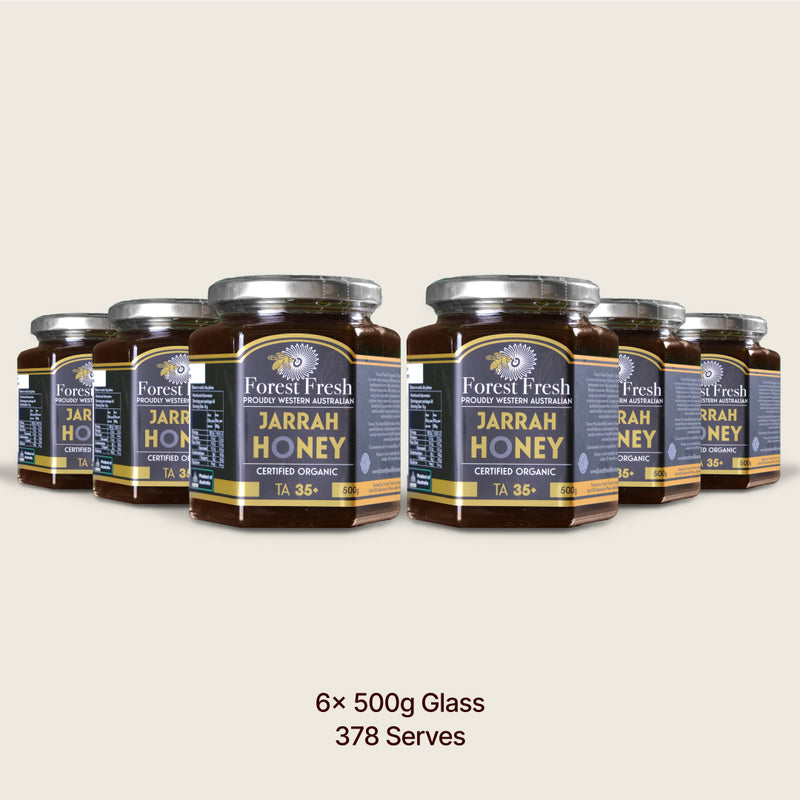 Organic TA35+ Jarrah Honey (MGO 2142 equiv)