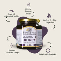 Blackbutt / Yarri Raw Honey TA30+