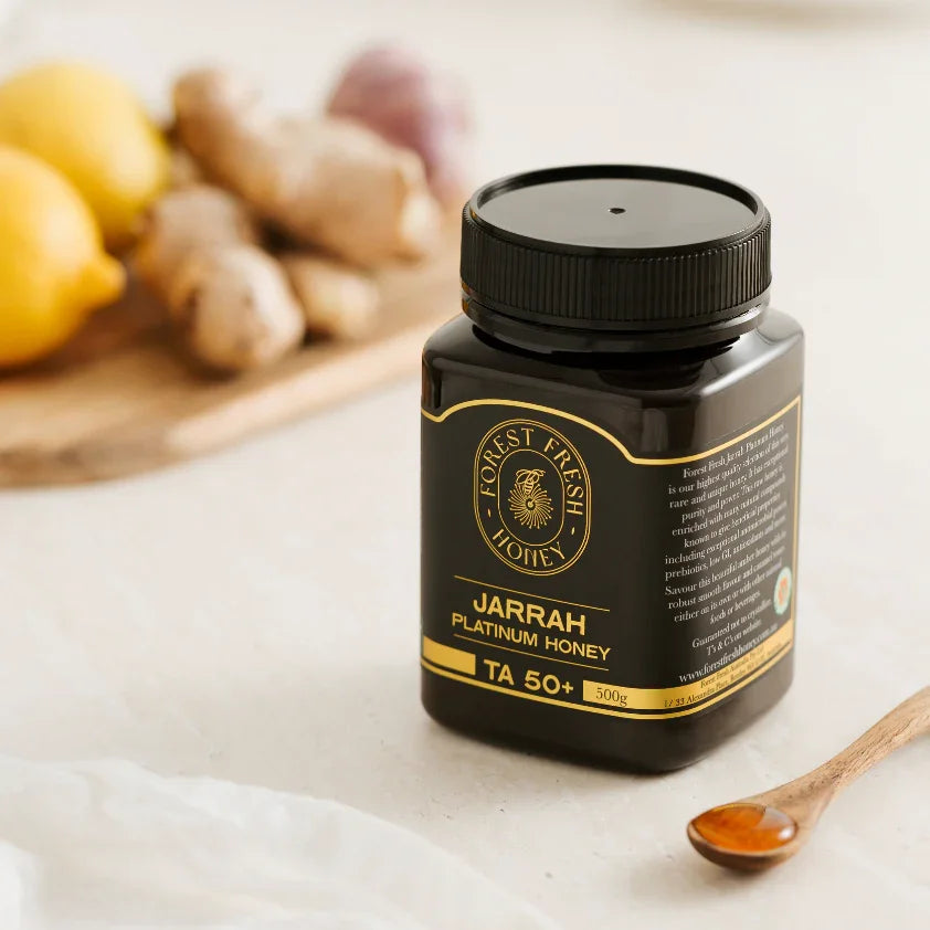 Jarrah Platinum TA50+ (MGO 4000+ equiv) (Copy) - Forest Fresh Honey