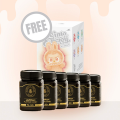 FREE Labubu Big Into Energy Plush Pendant – POP MART V3 Blind Box - When buying 6 Active Honey Jars - Forest Fresh Honey