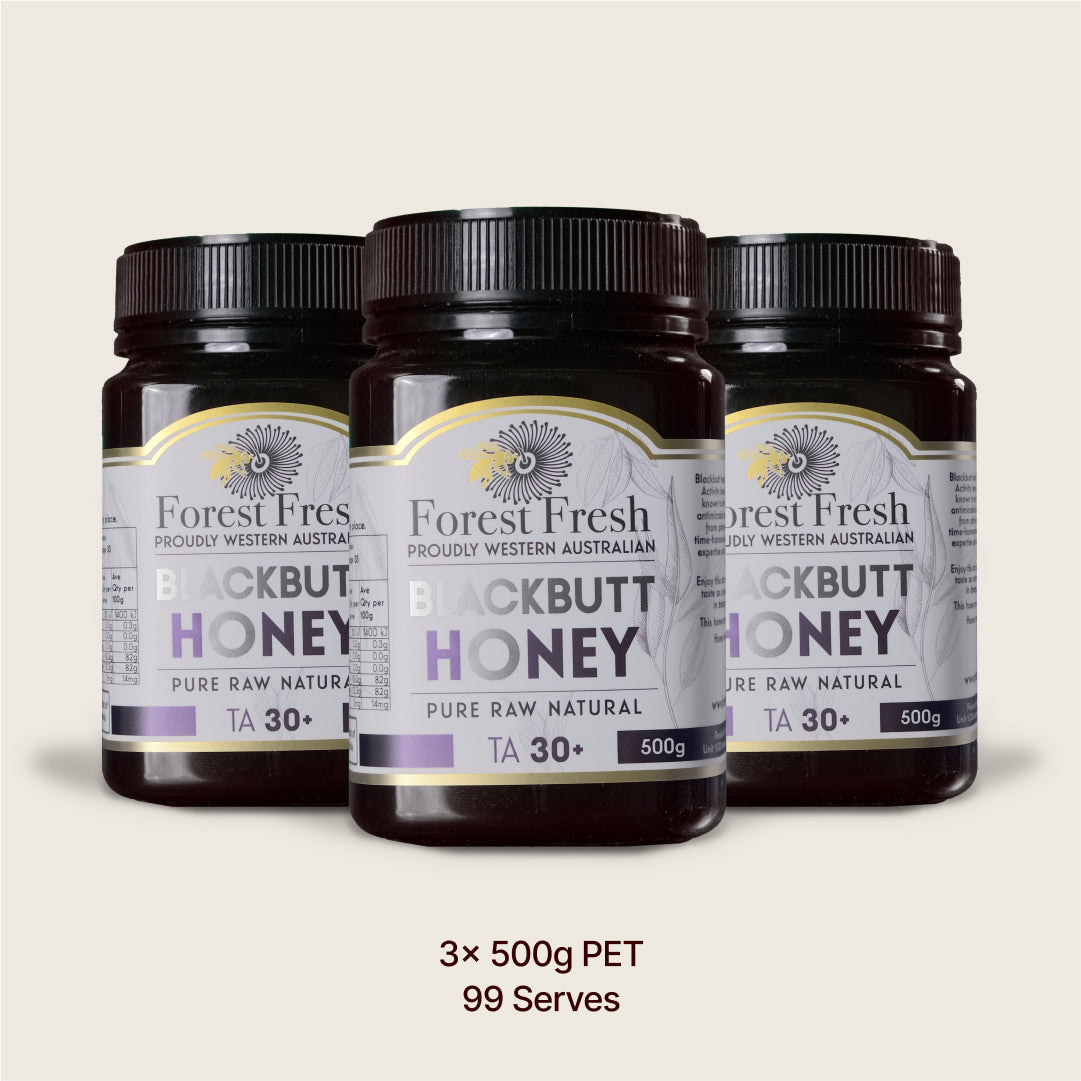 Blackbutt / Yarri Raw Honey TA30+