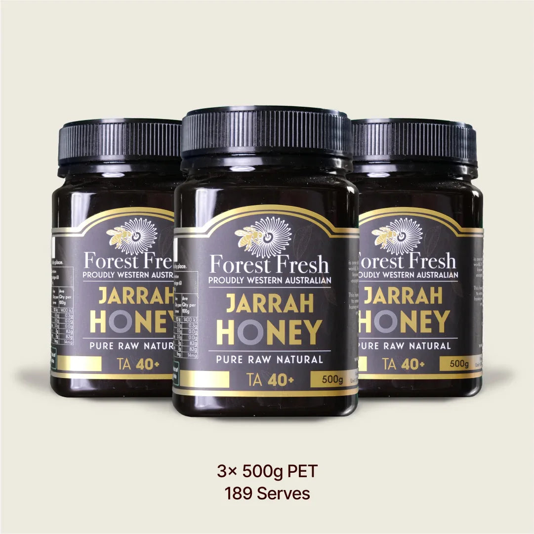 Raw Active Jarrah Honey TA40+ - Forest Fresh Honey