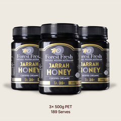 Organic TA35+ Jarrah Honey (MGO 2142 equiv)