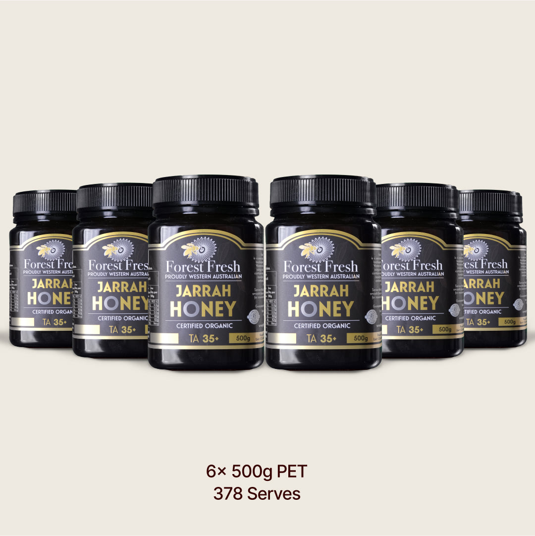 Organic TA35+ Jarrah Honey (MGO 2142 equiv)