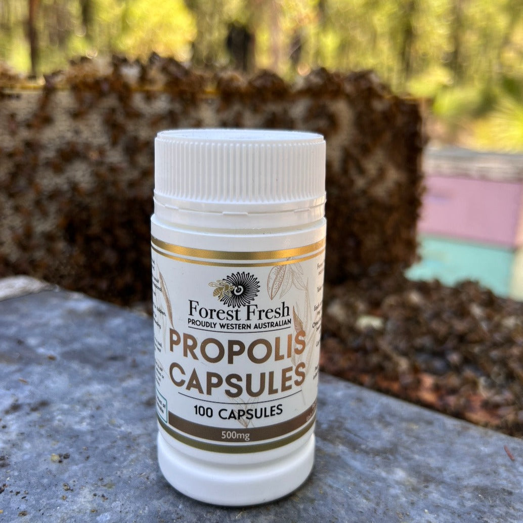 Propolis Capsules 500mg - Forest Fresh Honey