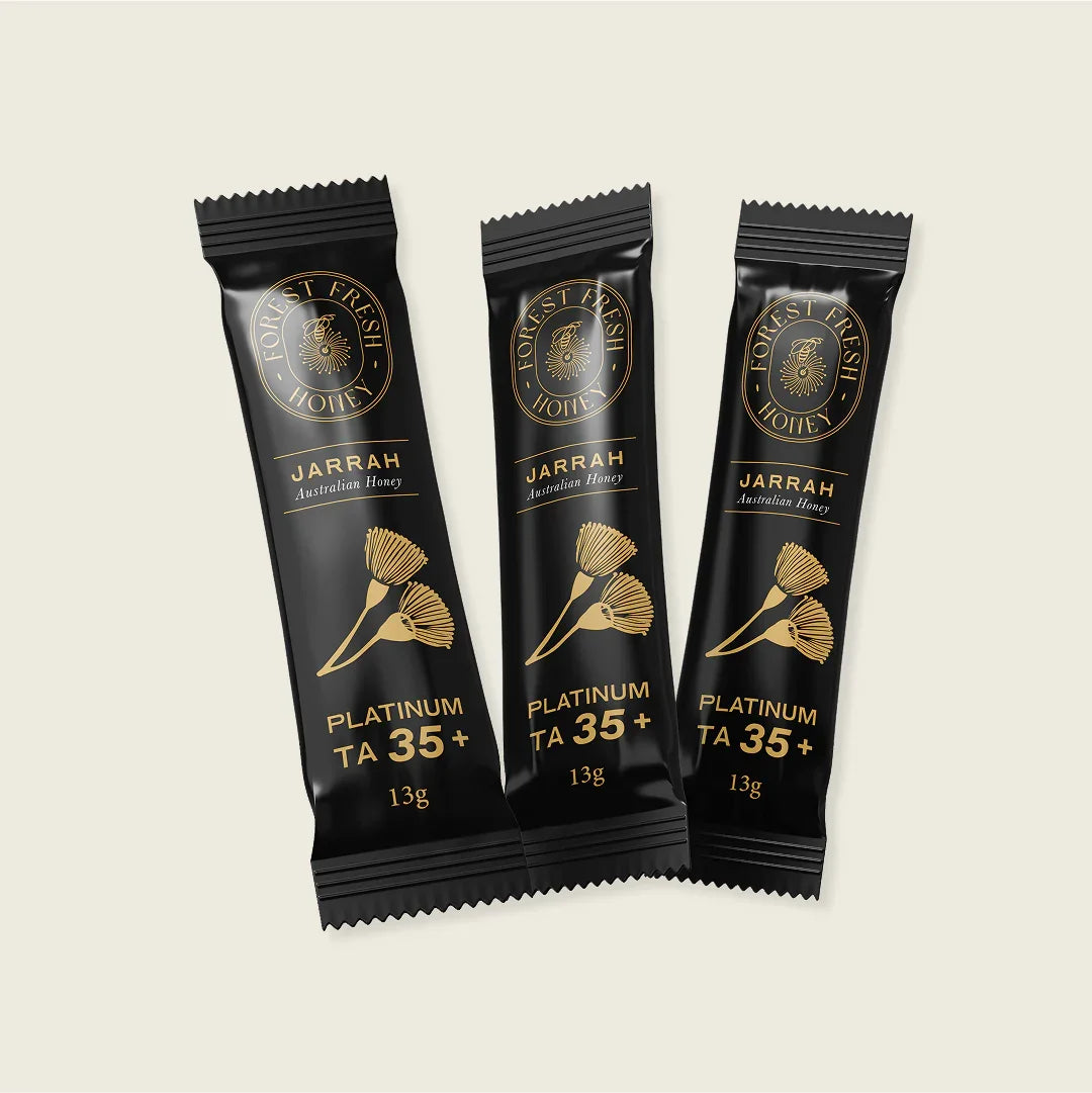 Jarrah TA35+ Sachets (individual or bulk) - Forest Fresh Honey