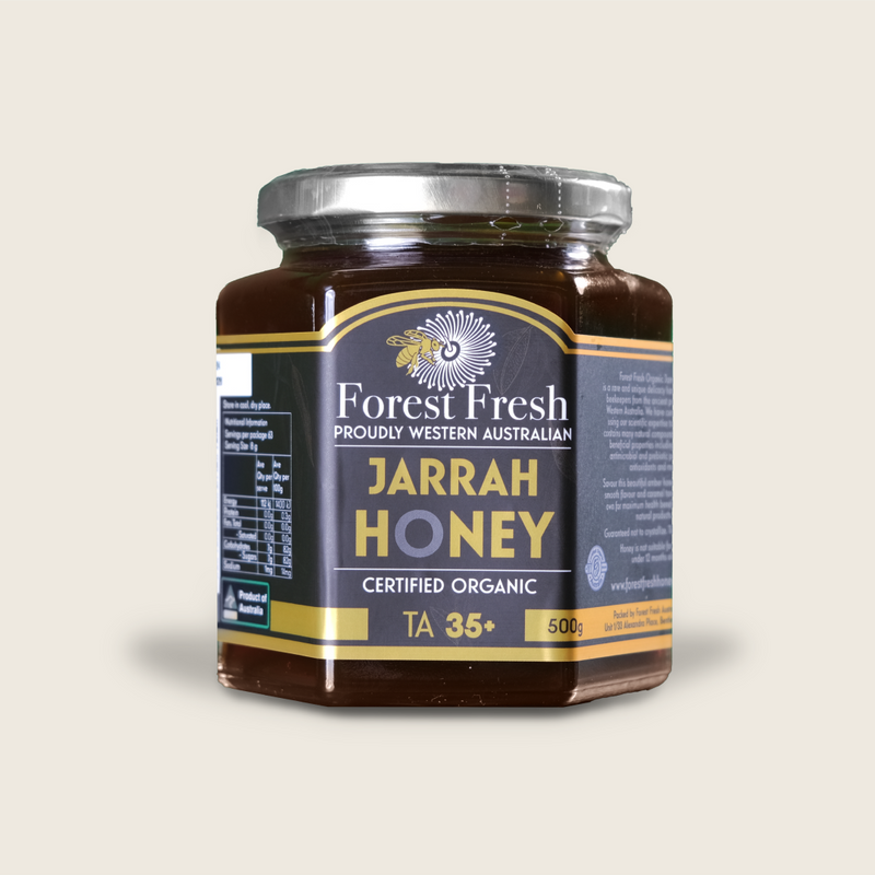 Organic TA35+ Jarrah Honey (MGO 2142 equiv)