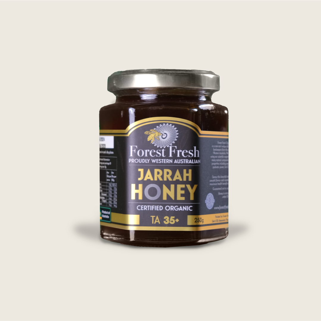 Organic TA35+ Jarrah Honey (MGO 2142 equiv) - Forest Fresh Honey