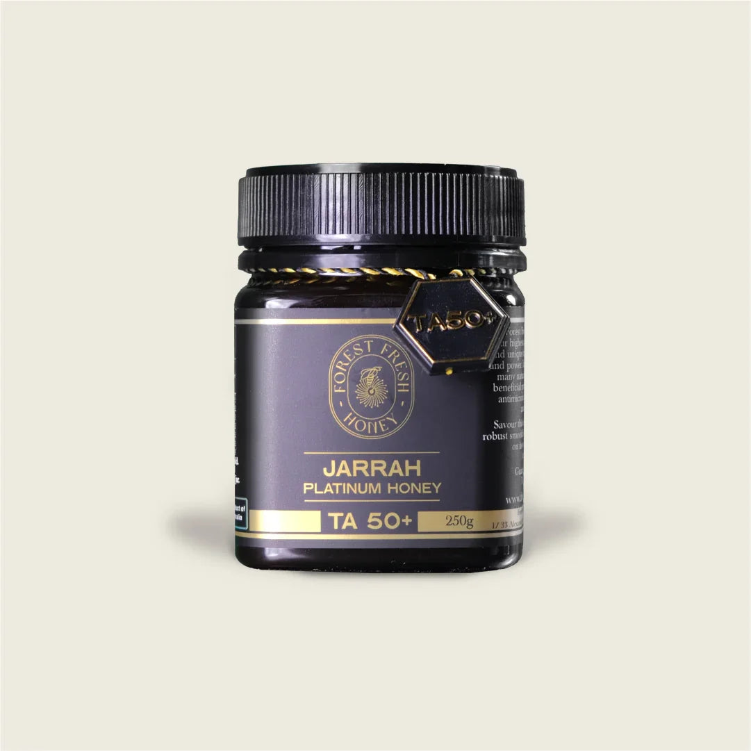 Jarrah Platinum TA50+ (MGO 4000+ equiv) (Copy) - Forest Fresh Honey