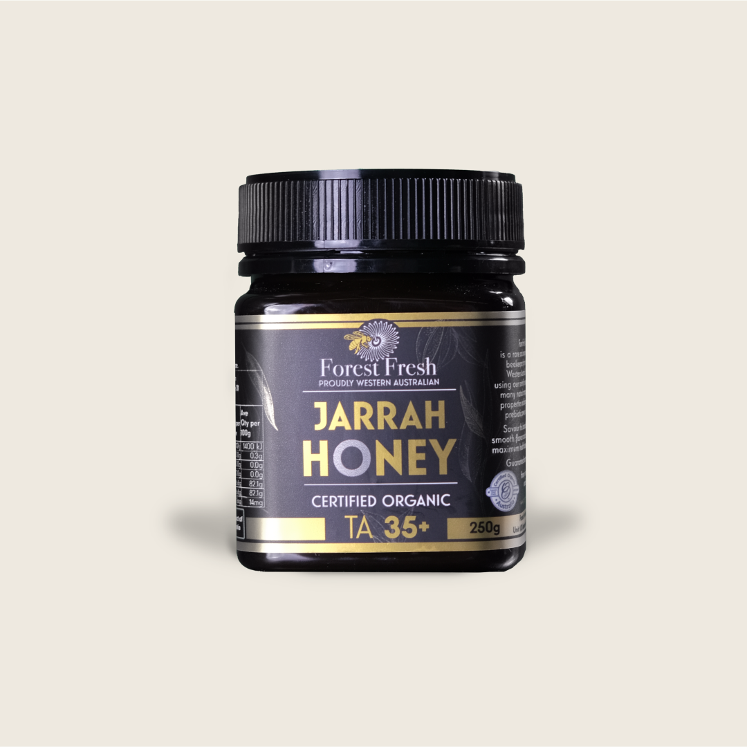 Organic TA35+ Jarrah Honey (MGO 2142 equiv) - Forest Fresh Honey