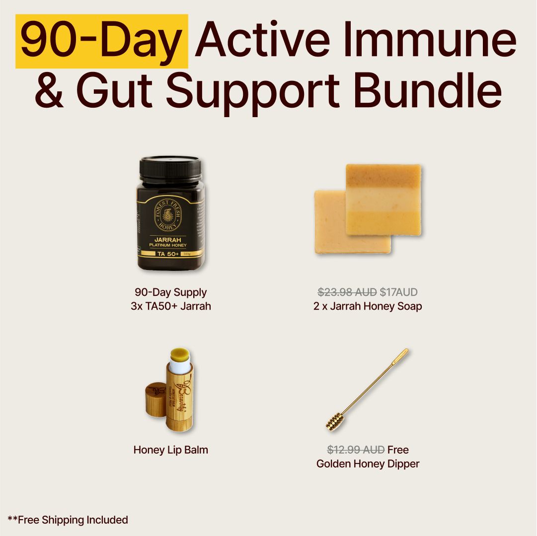90 Day Active Immune and Gut Support Bundle - Forest Fresh Honey