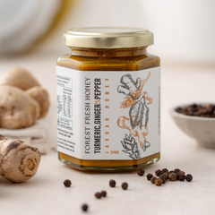 turmeric ginger pepper jarrah honey superfood infusion