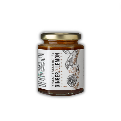 Superfood Infused Ginger and Lemon Jarrah Honey