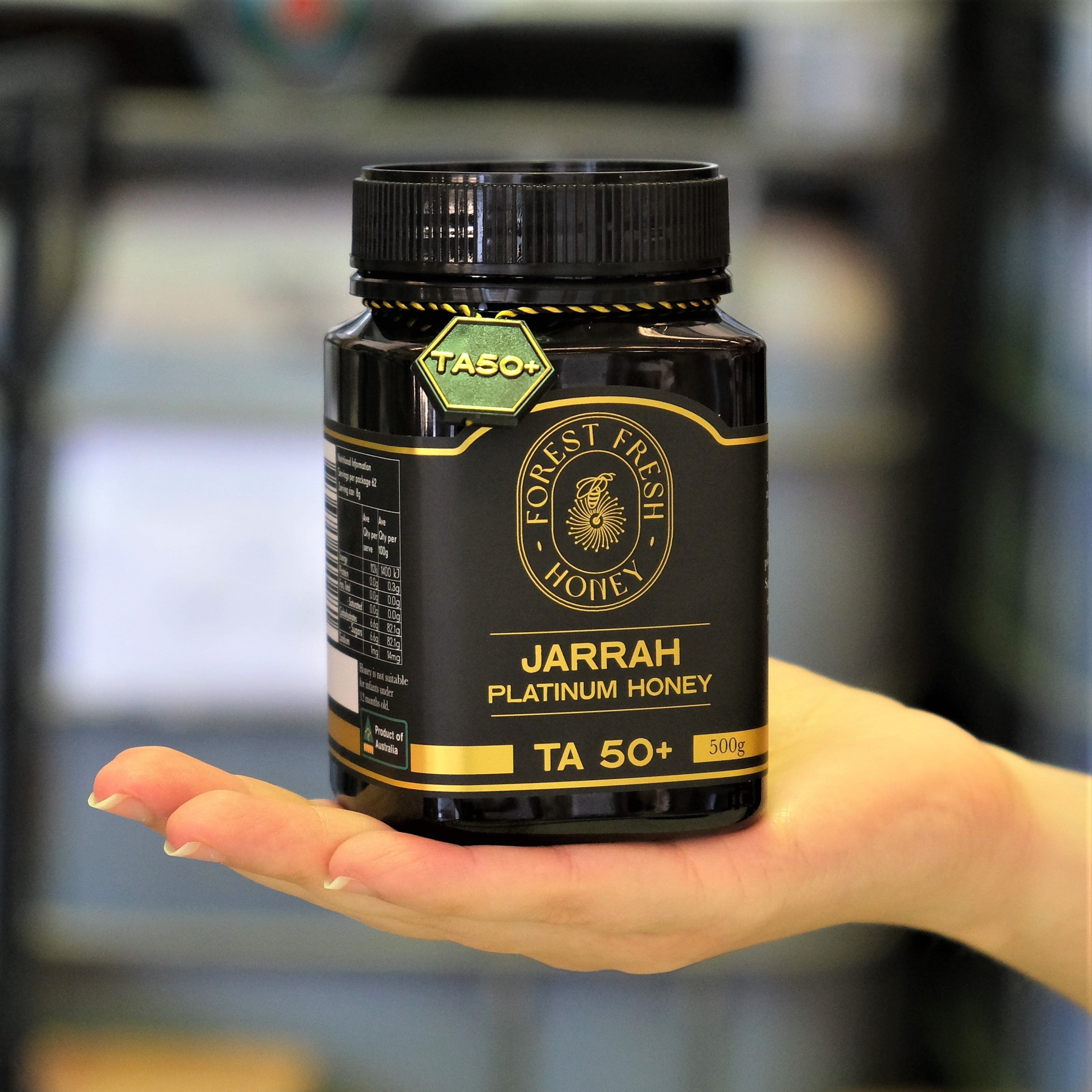 jarrah platinum honey ta50+ 
