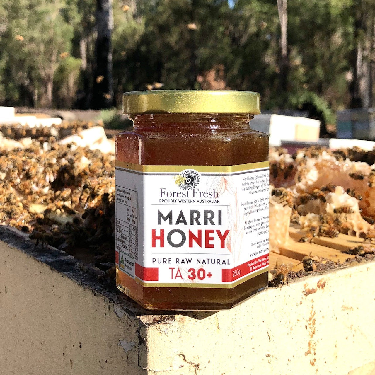 pure raw natural marri honey